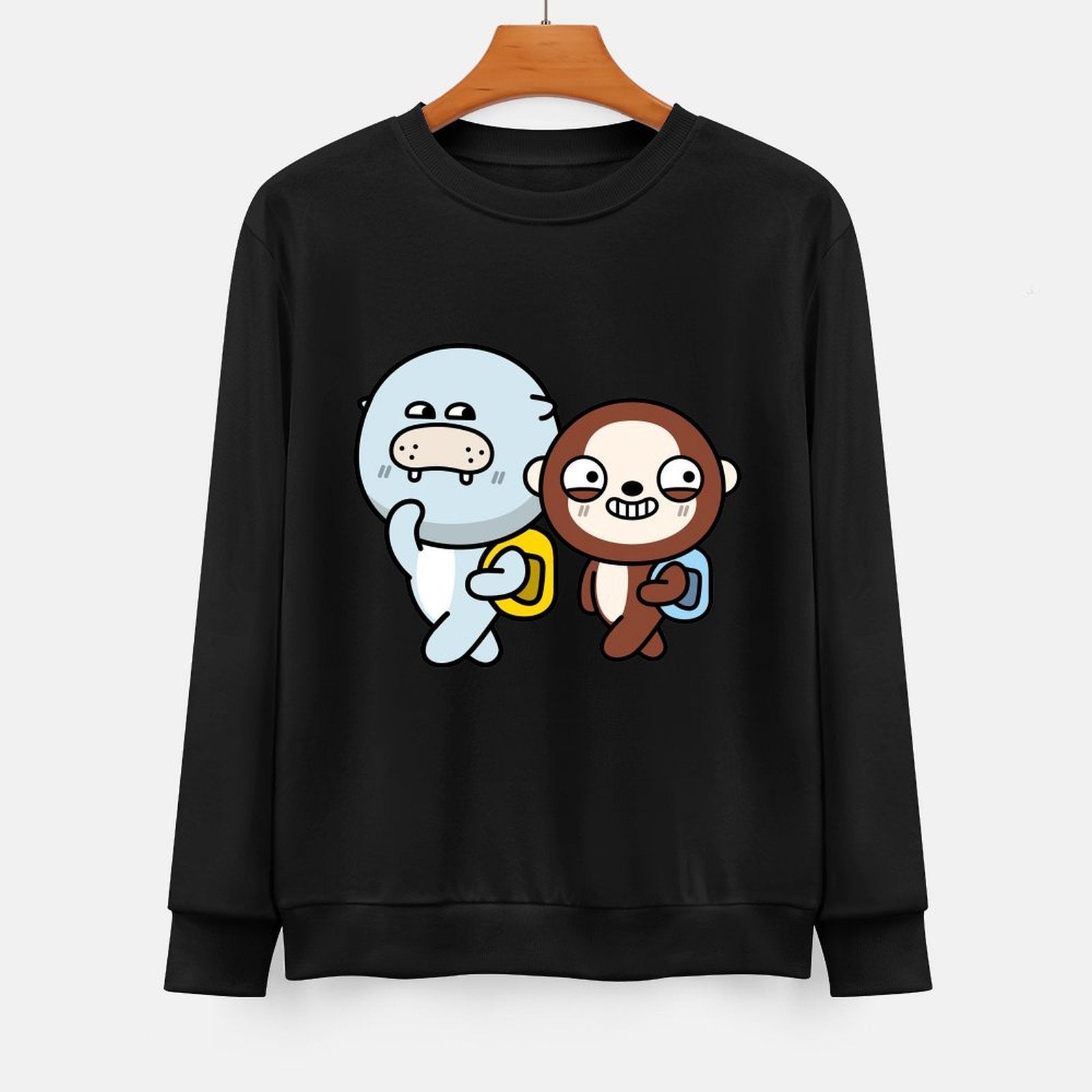 Front Patterned Long Sleeve TopChill Refined